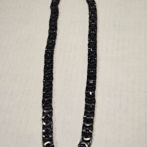 Elegant Black Chain Necklace